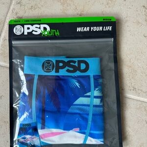 PSD Youth Tropical Blue Boxer Briefs